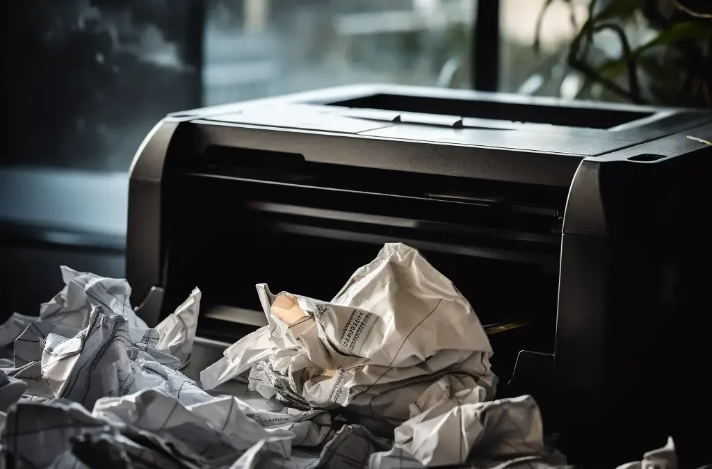 Kserokopiarka zacina papier – Jak uniknąć zacięć papieru w drukarce?